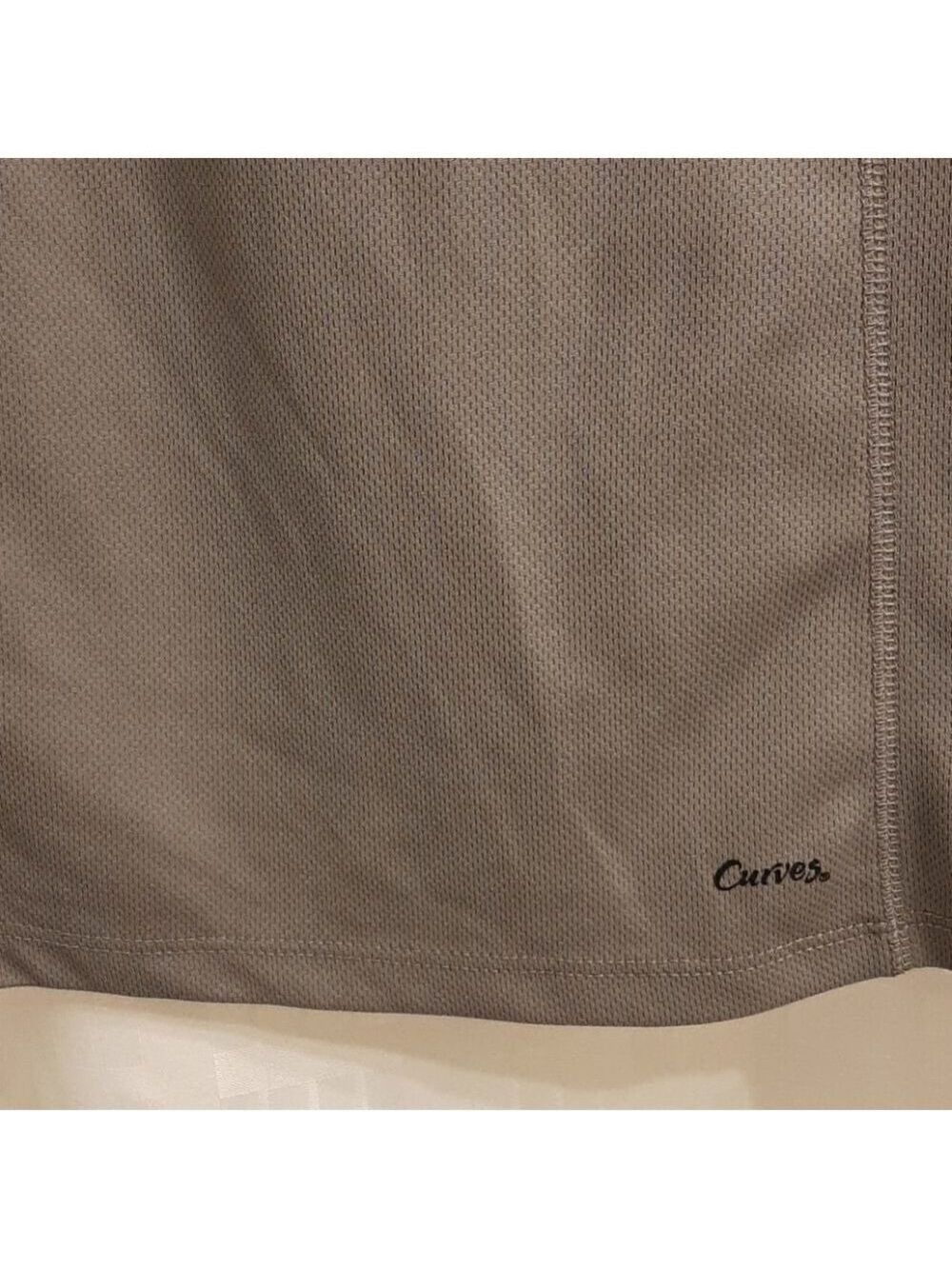 Curves Work Out Grey Top - Picture 5 of 6